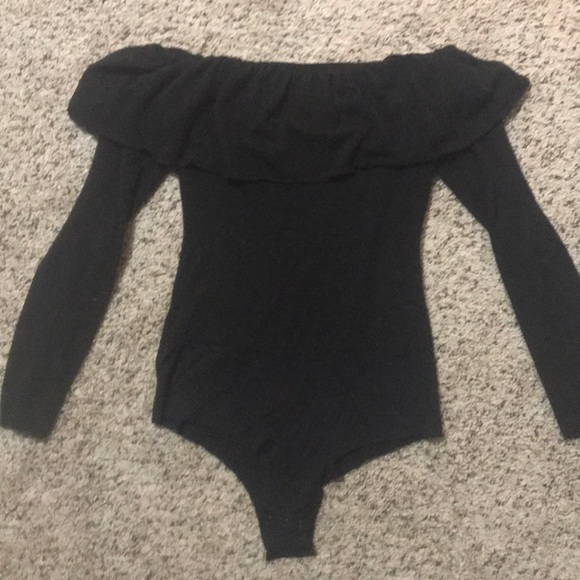 Zara Tops - Zara off the shoulder sweater bodysuit